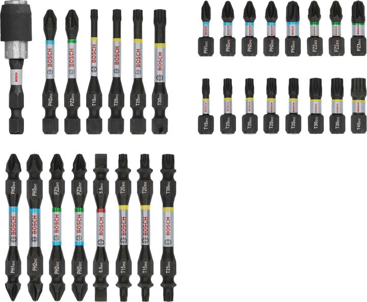 Actual product image Bosch Professional Zubehör PRO Impact screwdriver bit set, 31 pcs. (Cross Phillips PH, Cross Pozidriv PZ, Hexagon socket TX)
