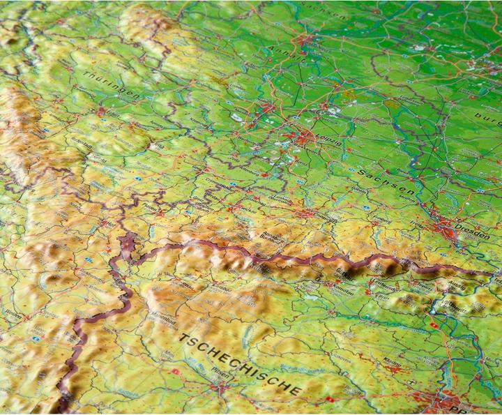 Produktbild 3D Reliefkarte Deutschland