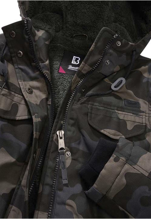 Produktbild Brandit Damen Marsh Lake Parka Grösse XXL Farbe Dunkles Tarnmuster (XXL)