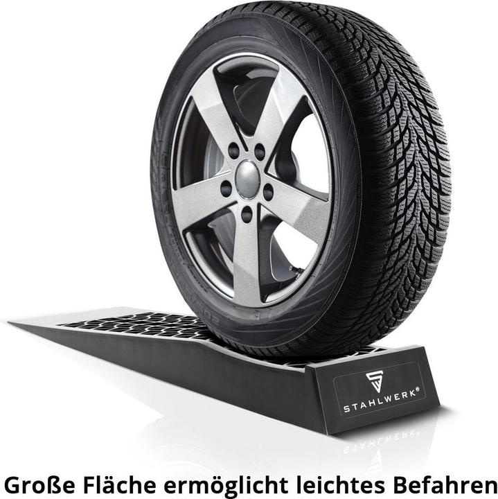 Image du produit Stahlwerk Cale de marche GT-13 ST Lot de 2 avec capacité de charge de 3t Cale d'accès Cale de compensation