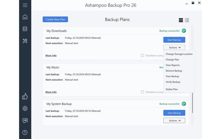 Energie-Label Ashampoo Backup Pro 26 ESD, Vollversion, 1 PC, Produktfamilie (1 User, unbegrenzt)