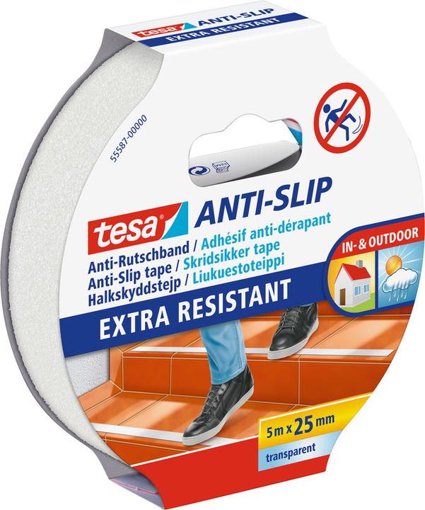 Actual product image tesa Anti-slip tape, non-slip adhesive tape for indoors and outdoors (25 mm)