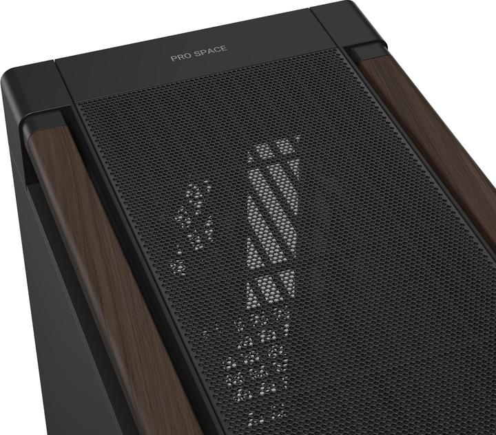 Actual product image ASUS Geh Proart Pa602 Walnut Wood Metal Pwm Modern Black (ATX, DTX, mATX, Mini-DTX, Mini-ITX)