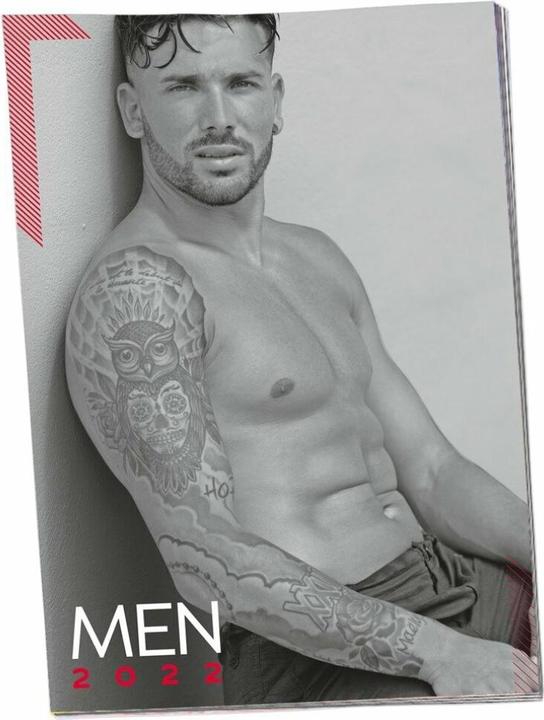 Actual product image Orion Calendar Men Soft 2022 (297 x 420 mm, No binding, English)