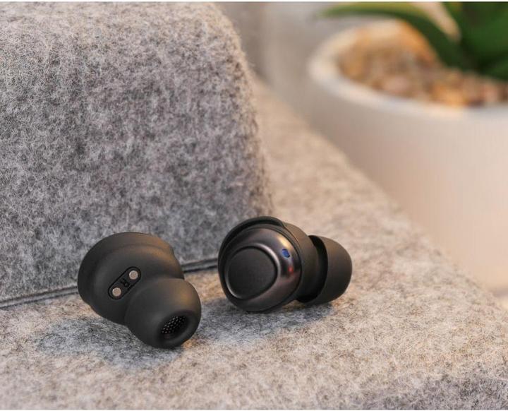 Produktbild Hoco Wireless headphones wireless earphones bluetooth TWS EW200 black (4 h, Kabellos)