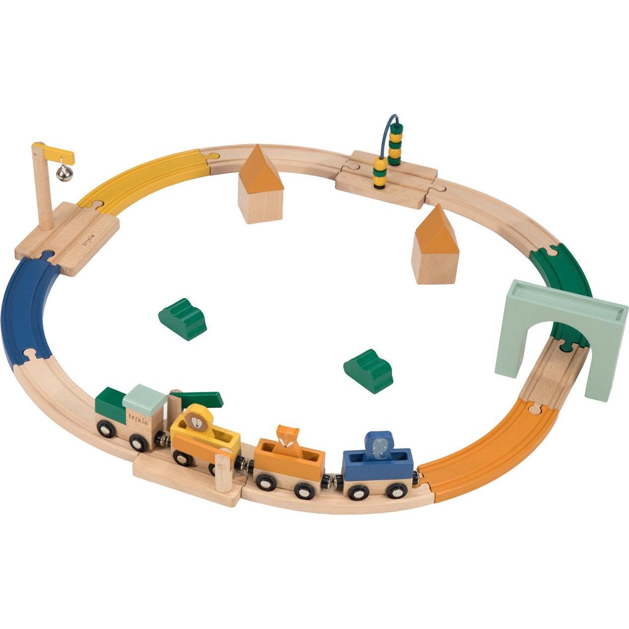 Trixie Holz Eisenbahn Set