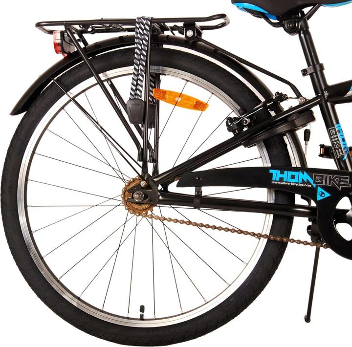 Image du produit Volare Thombike Kinderfiets - Jongens - 24 inch - Zwart Blauw - Twee handremmen