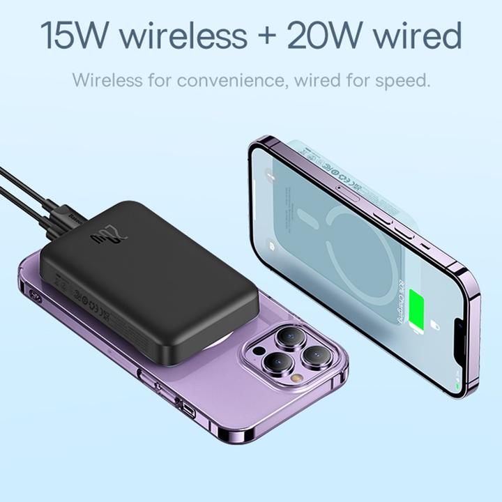 Produktbild Baseus Magnetic Mini Air Powerbank (10000 mAh, 20 W, 37 Wh)