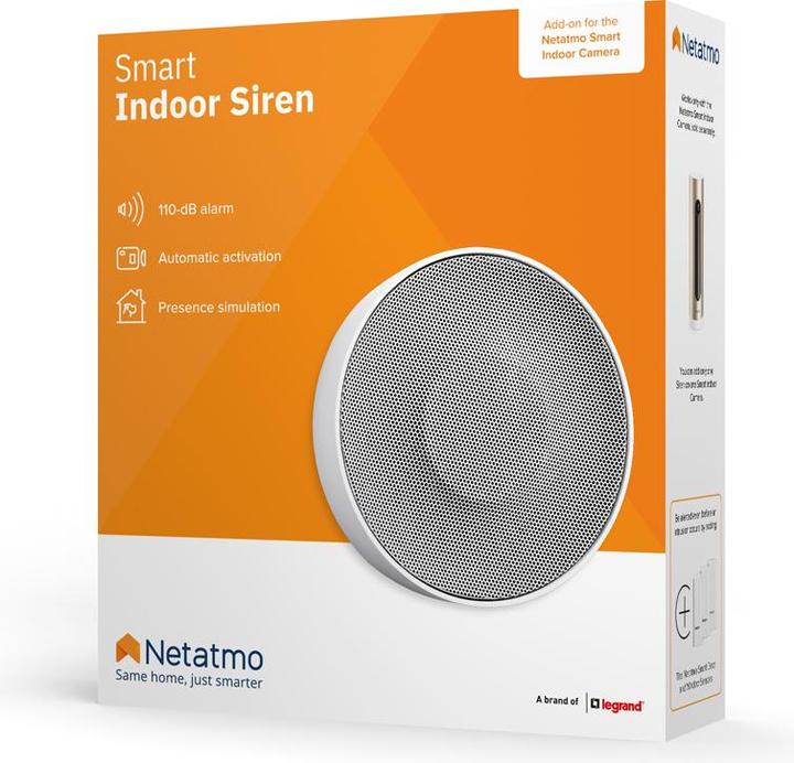 Image du produit Netatmo Sirène d'alarme intérieure intelligente
