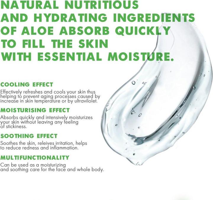 Image du produit JKosmec Aloe Vera Soothing Gel (Gel pour le corps, 300 ml)