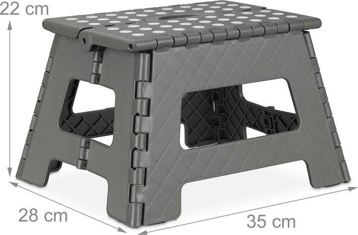 Actual product image Relaxdays Folding Stool M