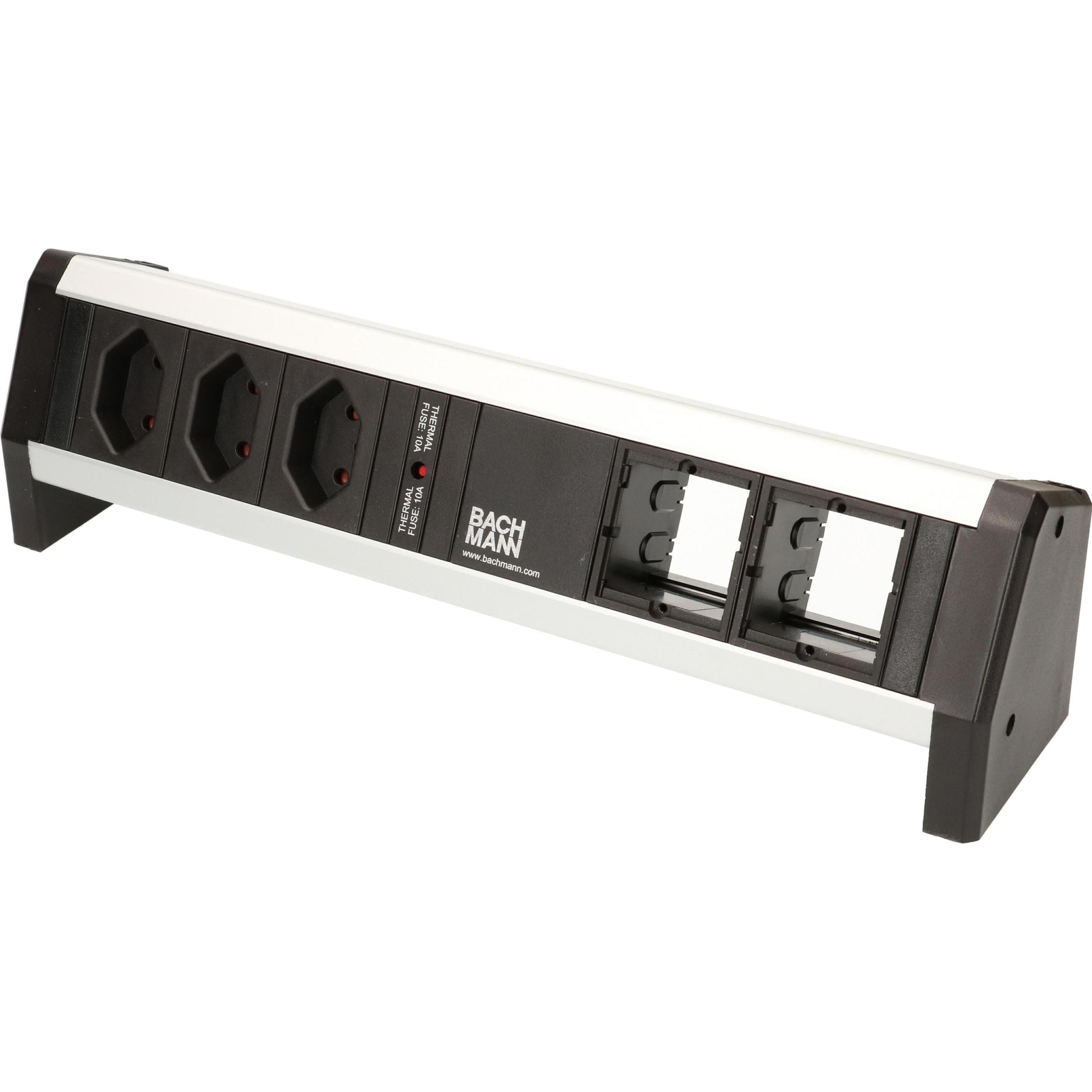 Bachmann, Steckdosenleiste, Desk 1 (3 x, Typ 13, 0.20 m)