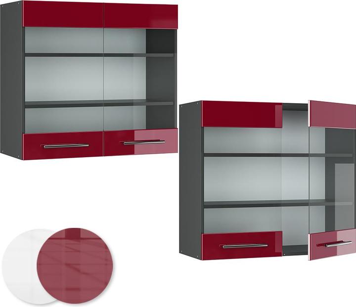 Produktbild Vicco Küchenglasschrank Fame-Line (80 x 34.10 x 72 cm)