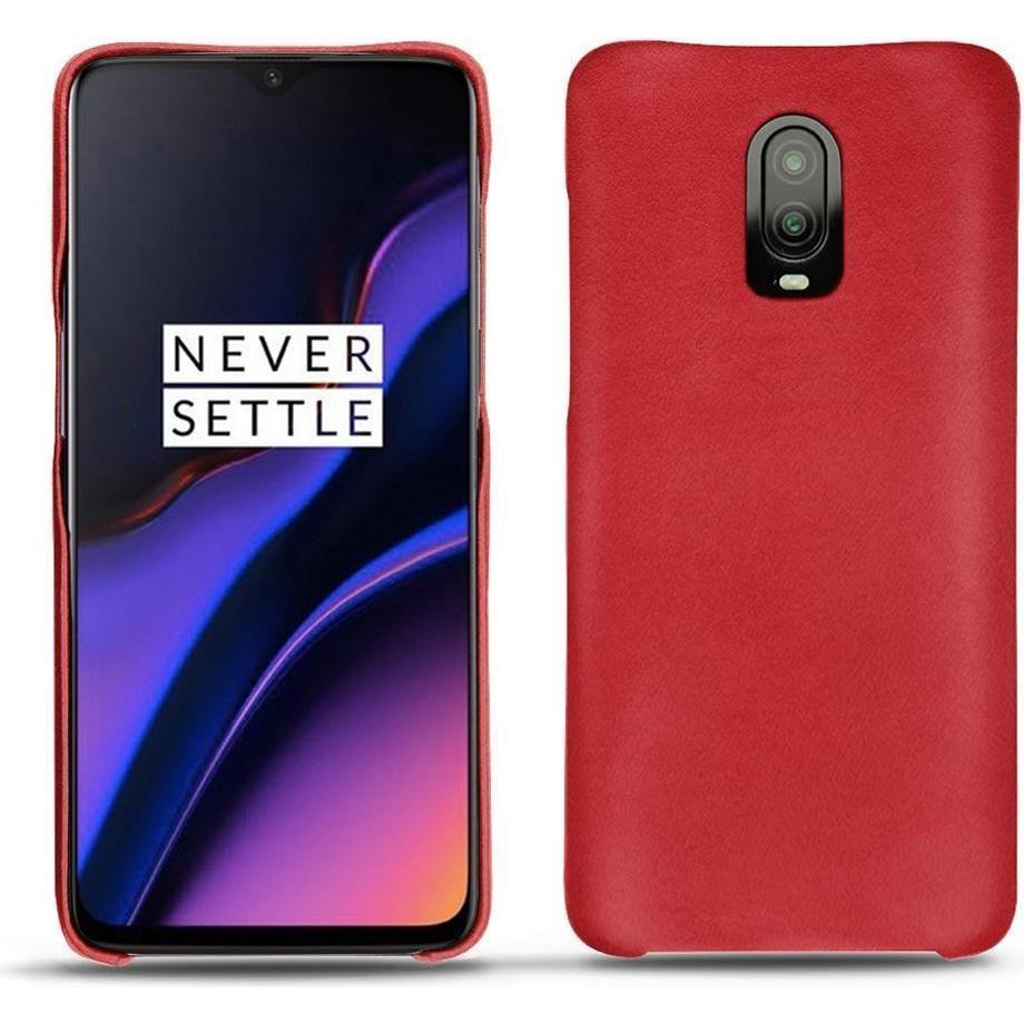 Thumbnail - Noreve Lederschutzhülle (OnePlus 6T), Smartphone Hülle, Rot