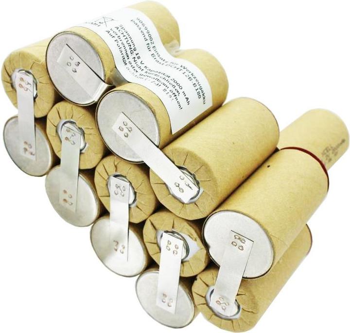 Produktbild AccuCell Akkublock zum Selbsteinbau für diverse Werkzeugakkus (1 Stk., 1500 mAh, Akku)