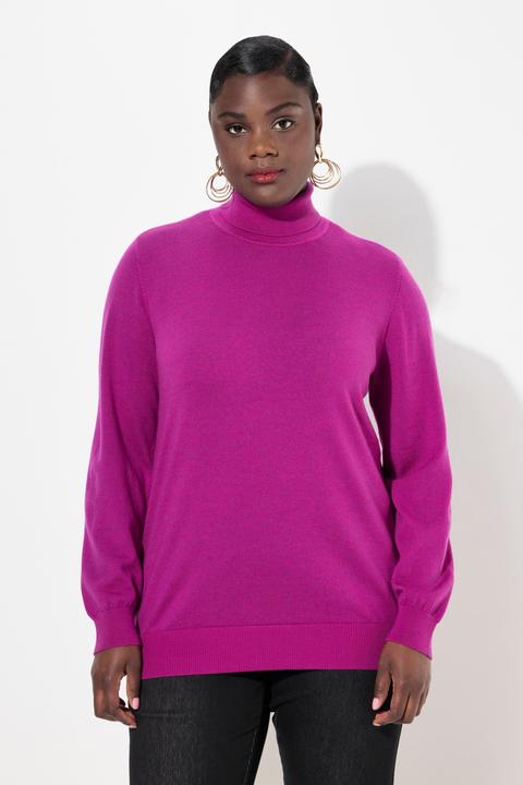 Produktbild Ulla Popken Rollkragen, Pullover, Merinowolle, Classic Fit, Langarm (42, 44)