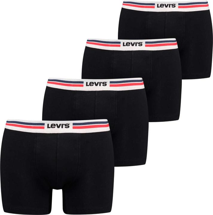 Produktbild Levis Men Placed Sprtswr Logo Boxer Brief Org 4p E (L, 4er Pack)