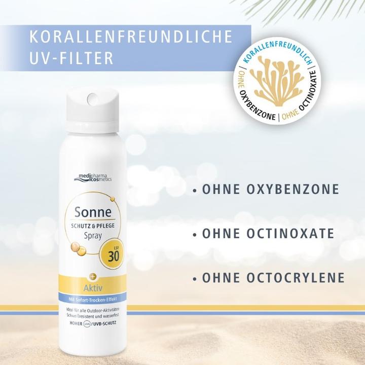 Actual product image Dr. Theiss Sonne Schu+Pfl Akt Aero 30 (Sun spray, SPF 30, 150 ml)