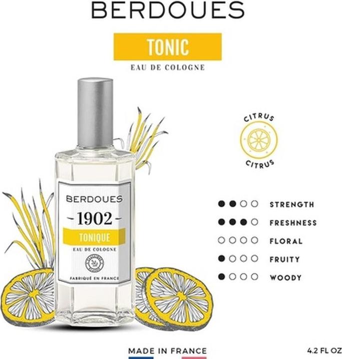 Actual product image Berdoues 1902 Tonique by Eau de Cologne Spray (without packaging) 125 ml (Eau de cologne, 125 ml)
