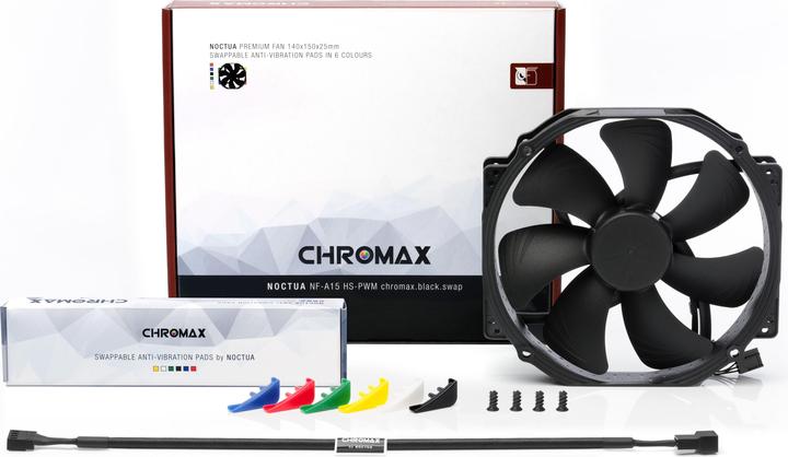 Immagine prodotto Noctua NF-A15 PWM chromax.black.swap (140 mm, 1 x)