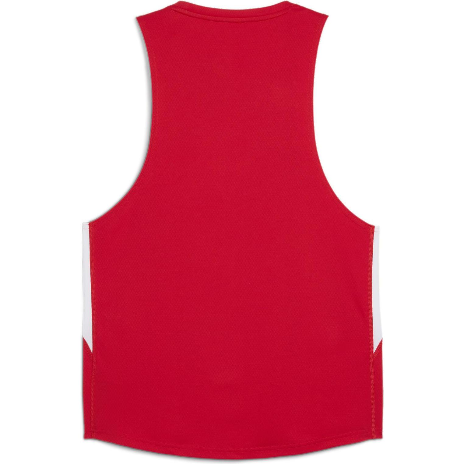 Thumbnail - Puma, Herren, Sportshirt, M Cross The Line Singlet 3.0 (XL), Rot, XL