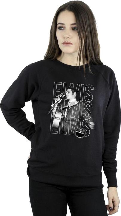 Produktbild Elvis Triple Logo Portrait Sweatshirt (M)