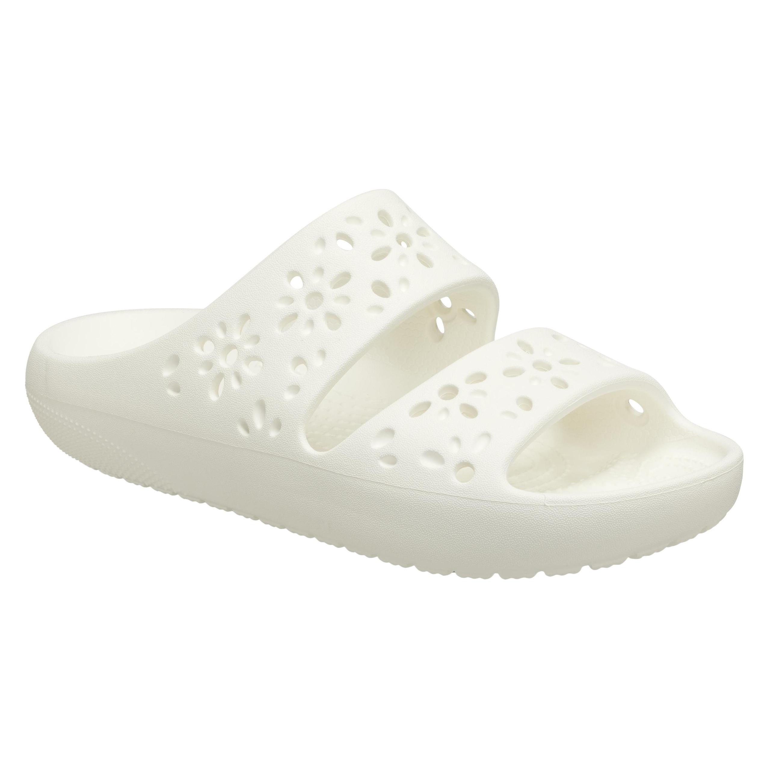 Crocs, Vrouwen, Sandalen, W's Classic FloralCutOutSandal, Bruin, (41, 41 1/3, 41.5, 42)