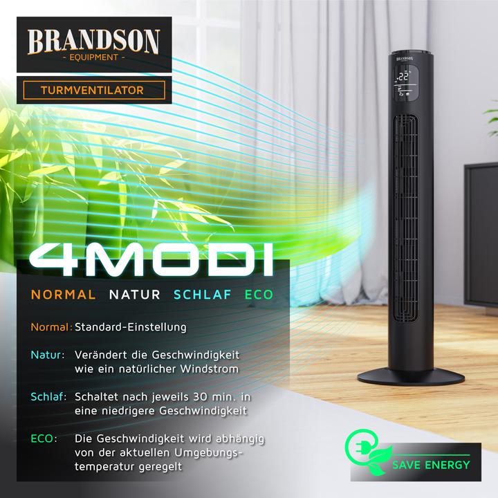 Actual product image Brandson Tower fan (52 dB)