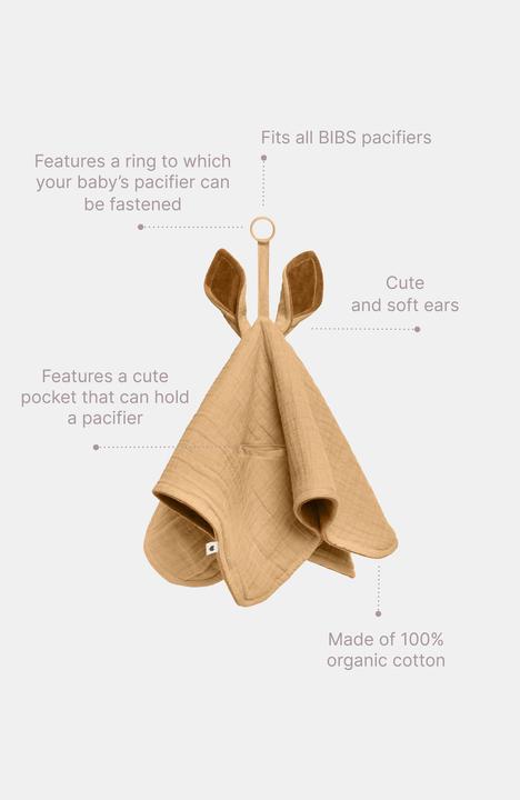 Image du produit Bibs Cuddle Cloth Kangaroo Blush