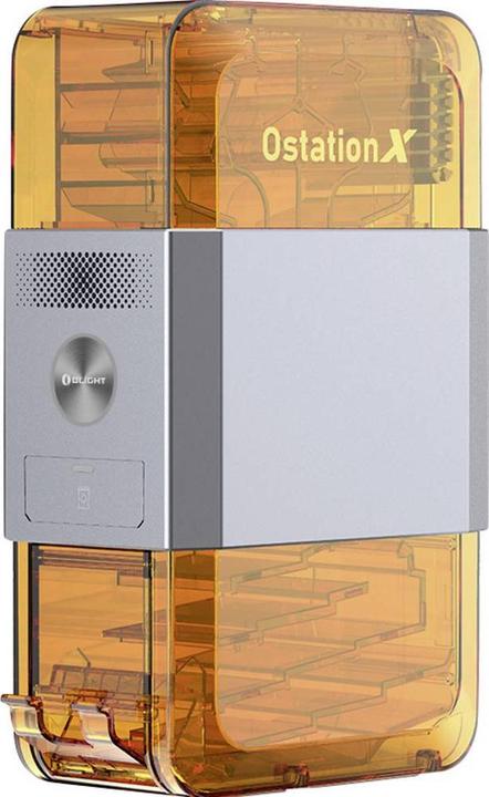 Olight Stazione di ricarica Ostation X AA (1 pz., AA / LR6 / LR06 / Mignon / R6 / R14505, Caricabatterie senza batteria)