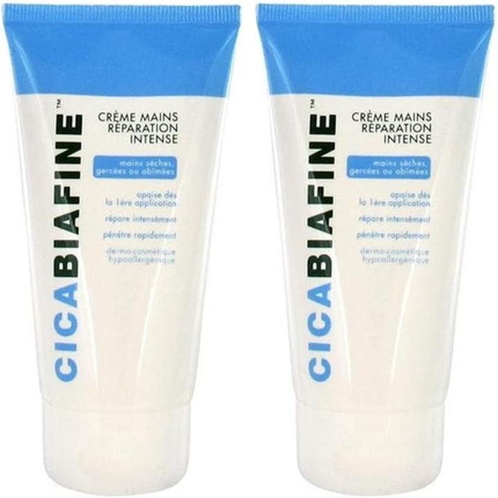 Actual product image CicaBiafine Intense Repair Hand Cream 75ml - Pack of 2 (75 ml)
