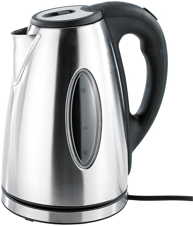 Rosenstein & Söhne Stainless steel water boiler with lime filter (1.70 l)