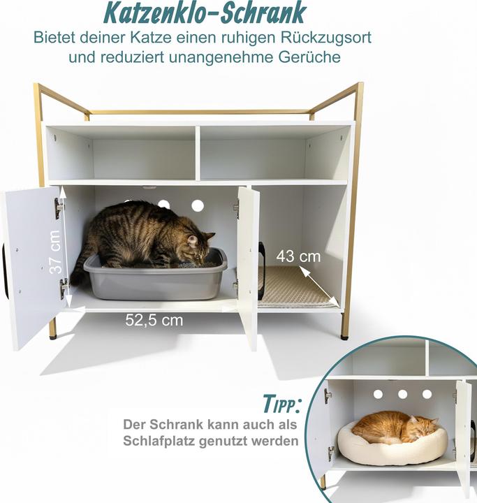 Produktbild Relaxdays Katzenschrank (Katzenklo geschlossen)