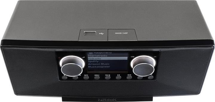 Image du produit Medion P85333 - DAB+ internetradio - Wifi - FM-ontvangst - Zwart (DAB+ DAB, AM, FM, MF, WiFi)