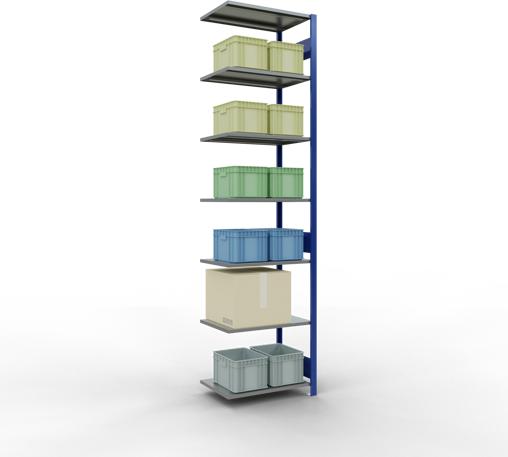 Actual product image Schulte Lagertechnik MULTIplus150 boltless bay system with length bolts