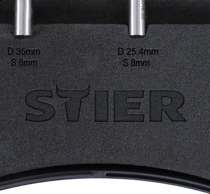 Produktbild Stier Fräsersortiment 30-teilig 8 mm im Kunststoff-Koffer