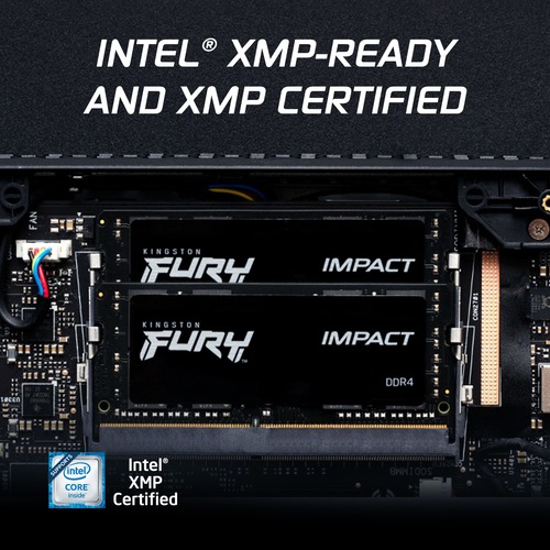 Actual product image Kingston FURY Impact (2 x 16GB, 3200 MHz, DDR4-RAM, SO-DIMM)