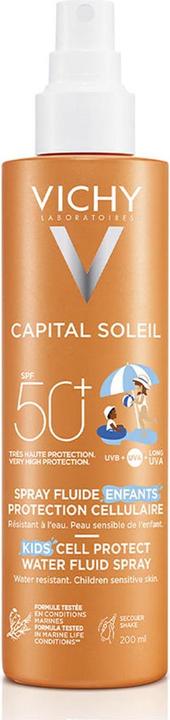 Vichy Capital Soleil Kids Cell Protect Water Fluid Spray (Sun spray, SPF 50, 200 ml)