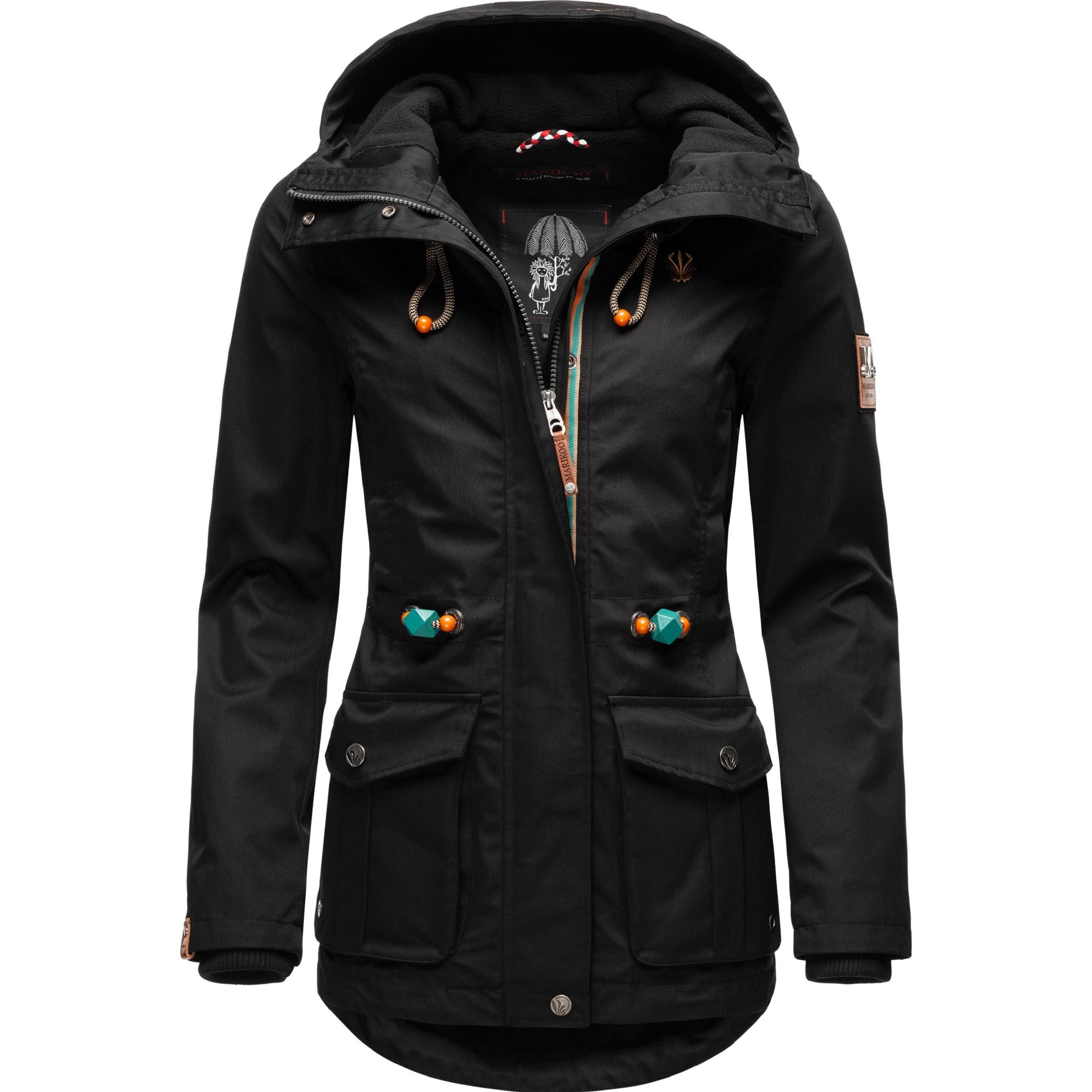 Marikoo, Damen, Jacke, Babetaa (XS), Schwarz, XS