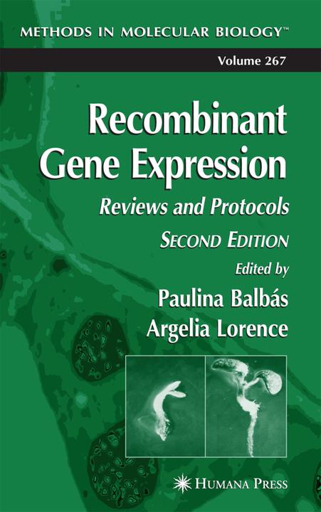 Produktbild Recombinant Gene Expression (Englisch, 2010)