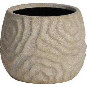 Domoletti, Vaso da fiori, Flower pot BTP012B, ceramics, brown (14.50 x 11.50 cm)