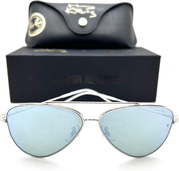 Actual product image Ray Ban Aviator Reverse Glasses