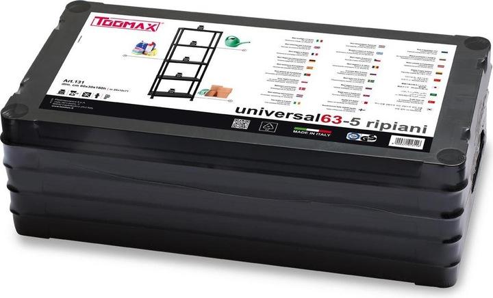 Produktbild Toomax Regale Kollektion 5er Regalschrank universal 63 (22 x 32 x 61 cm)