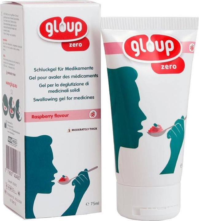 Image du produit Gloup Schluck Gel für Medikamente Zero mit Himbeer-Aroma (1 x, 75 ml, 106 g)