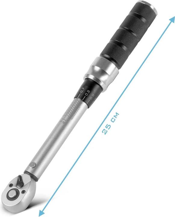 Produktbild Stahlwerk Drehmomentschlüssel-Set 32teilig 1/4" 5-25Nm Ratsche Umschaltknarre (1/4", 5 Nm, 25 Nm)
