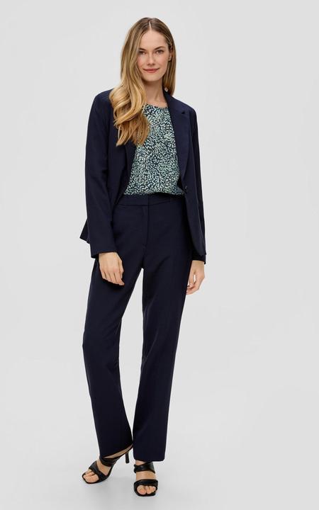 Produktbild S.Oliver Bluse Bluse mit seitlich geschlitztem Saum (46)