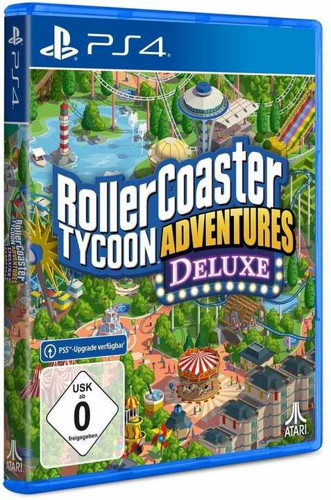 Actual product image Atari RollerCoaster Tycoon Adventures Deluxe (PS4, PS5, DE)