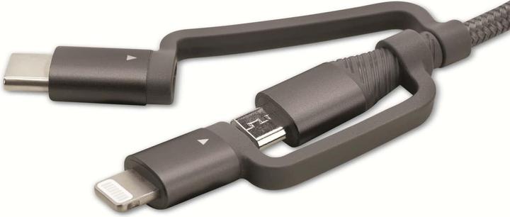 Actual product image Ansmann Data/charging cable USB 3in1 120cm (1.20 m, USB 2.0)