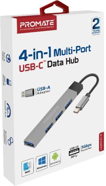 Produktbild ProMate LiteHub-4i 4 in 1 USB-C Hub (USB-A, USB-C, 4 Ports)