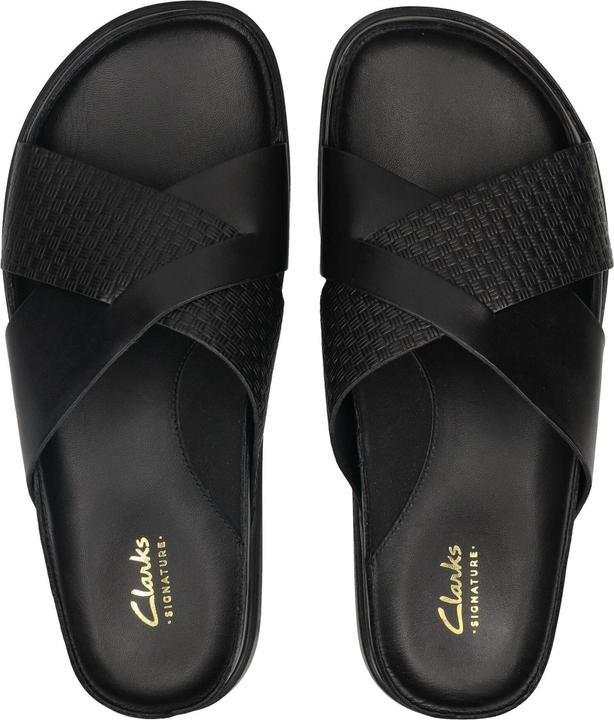 Actual product image Clarks Torford Cross Schwarzes Leder (42)